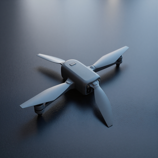 Company logo design showing FlyDrone brand identity with blue and white colors, modern geometric shapes, and aerospace theme